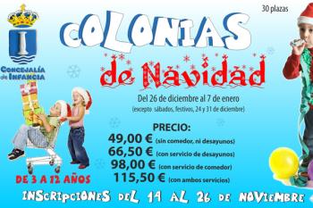 El período de inscripción estará disponible para empadronados entre el 14 y el 26 de noviembre